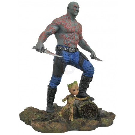 Guardians of the Galaxy Vol. 2 Marvel Gallery PVC socha Drax & Baby Groot 25 cm